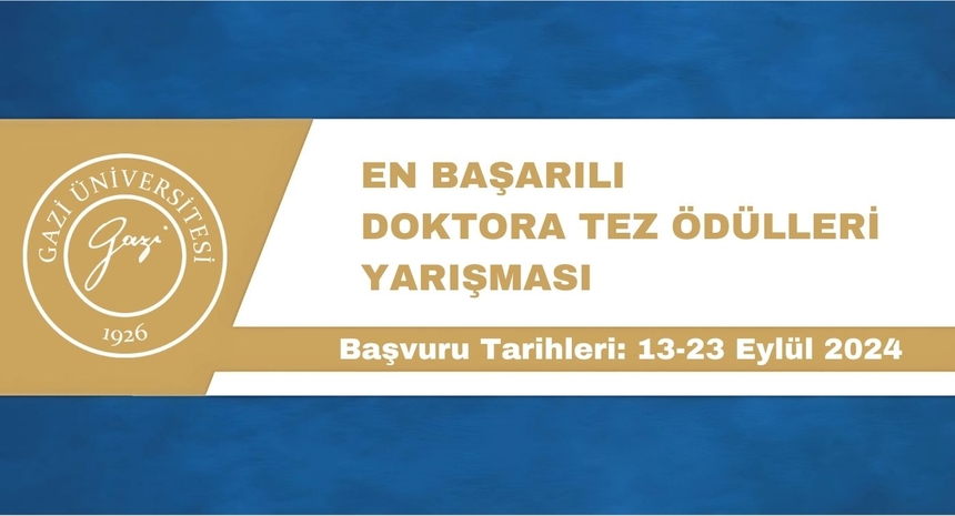 2023 Yılı En Başarılı Doktora Tez Ödülü Yarışması