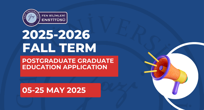 2025-2026 Fall Term Postgraduate Education Applications