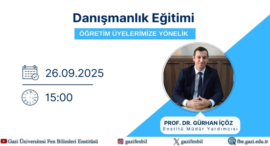 Öğretim üyelerine yönelik danışmanlık 2025