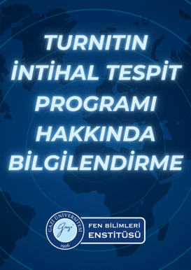 Turnitin Programı Hakkında Bilgilendirme