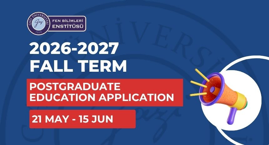 2026-2027 Fall Term Postgraduate Education Applications
