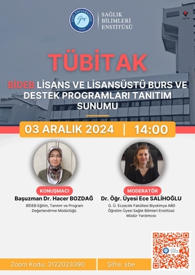 BİDEB Lisans ve Lisansüstü Burs ve Destek Programları Tanıtım Sunumu