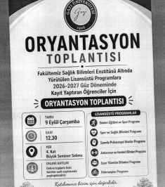 Uyum Programı Afişi