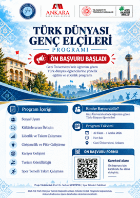 Türk D​​​​​​​ünyası Genç Elçileri Programı için ön başvurular başladı! 🌍