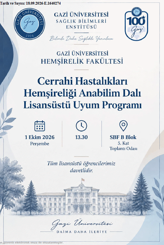 Uyum Programı Afişi
