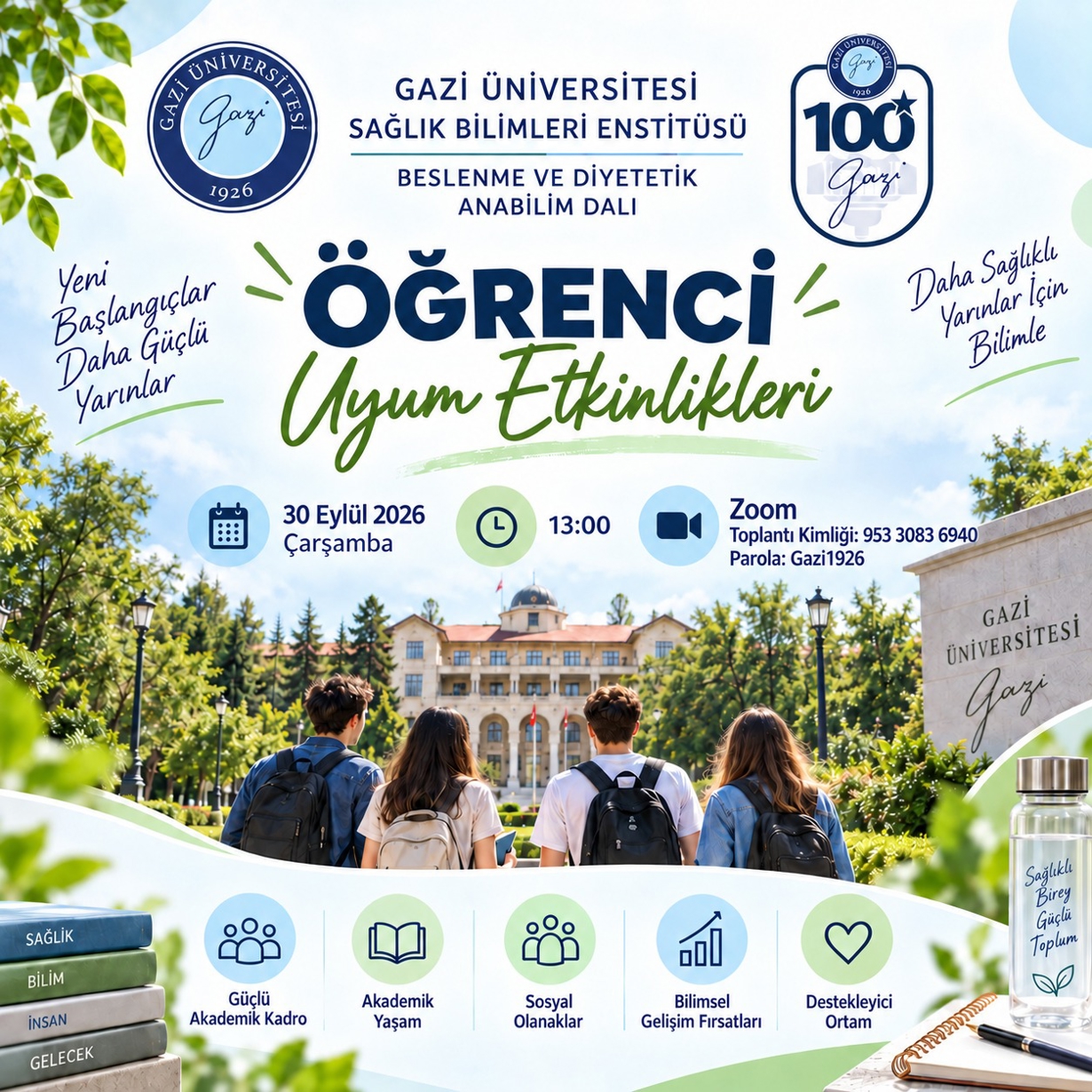 Beslenme ve Diyetetik Uyum Etkinliği Afişi