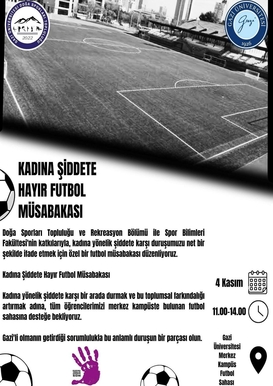 Kadına Şiddete Hayır Futbol Müsabakası