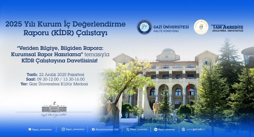 KİDR/BİDR Raporu Hazırlama Çalıştayı