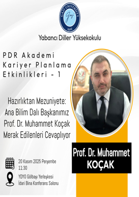 PDR Akademi Kariyer Planlama Etkinlikleri 1