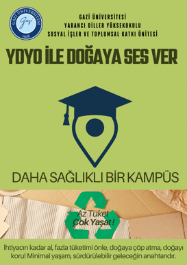 “YDYO ile Doğaya Ses Ver” Çevre Faaliyetlerine Davetlisiniz!