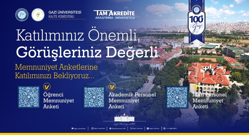 Kalite Komisyonu 2026 Yılı Memnuniyet Araştırması Anketi -1