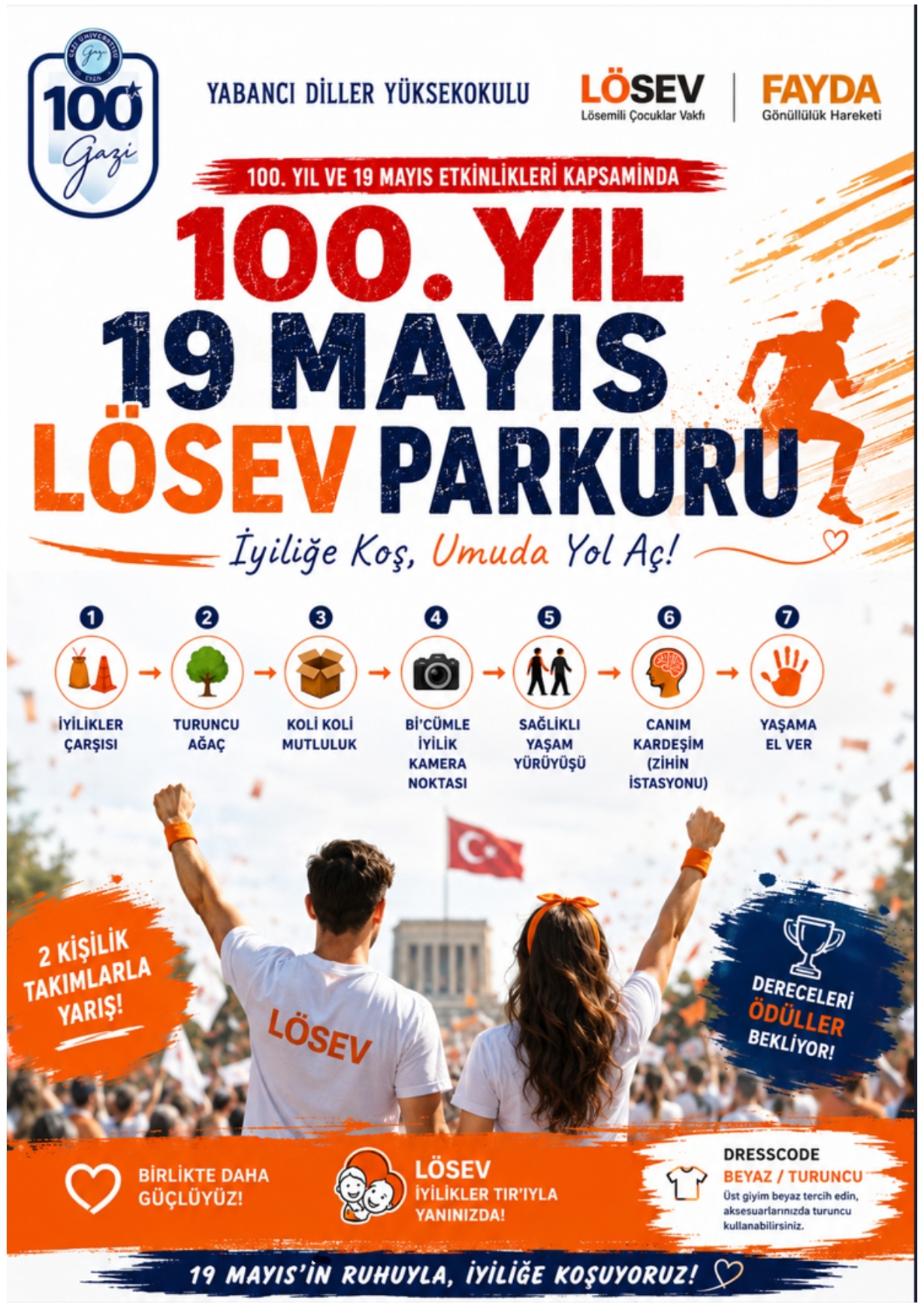 "19 Mayıs LÖSEV Parkuru”na Davetlisiniz!
