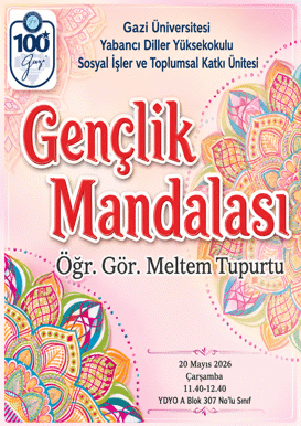 Gençlik Mandalası Etkinliğine Davetlisiniz!