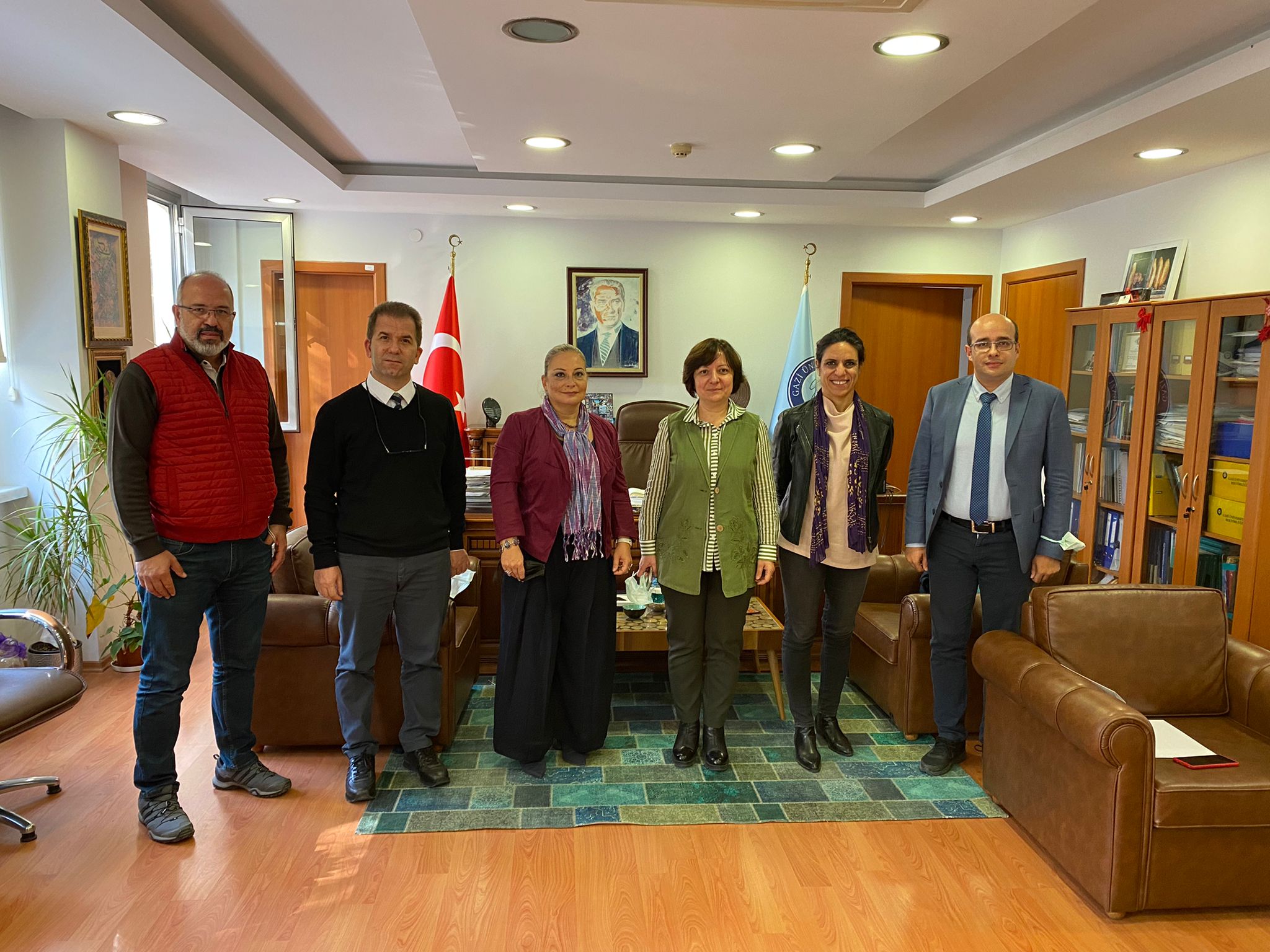 Merkez Yönetimimiz Mimarlık Fakültesi  Yönetimini Ziyaret Etti.-1