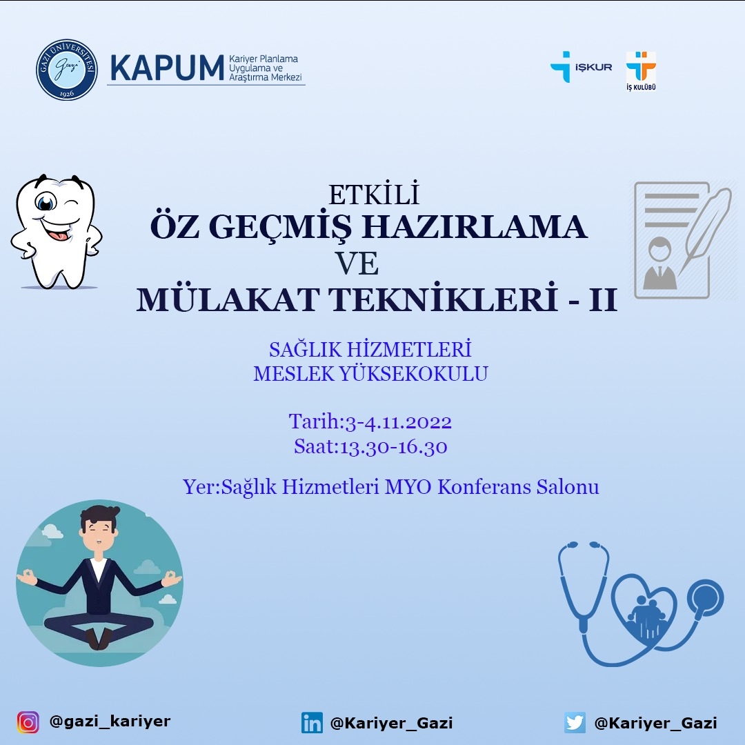 Sağlık Hizmetleri MYO- iŞKUR Eğitimleri -2-1