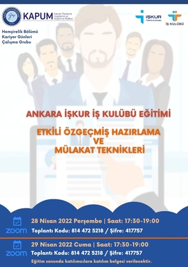 Ankara İşkur İş Kulübü Eğitimi