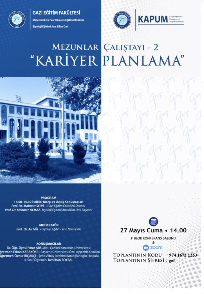 MEZUNLAR ÇALIŞTAYI-2 Biyoloji Eğitimi Ana Bilim Dalı-1