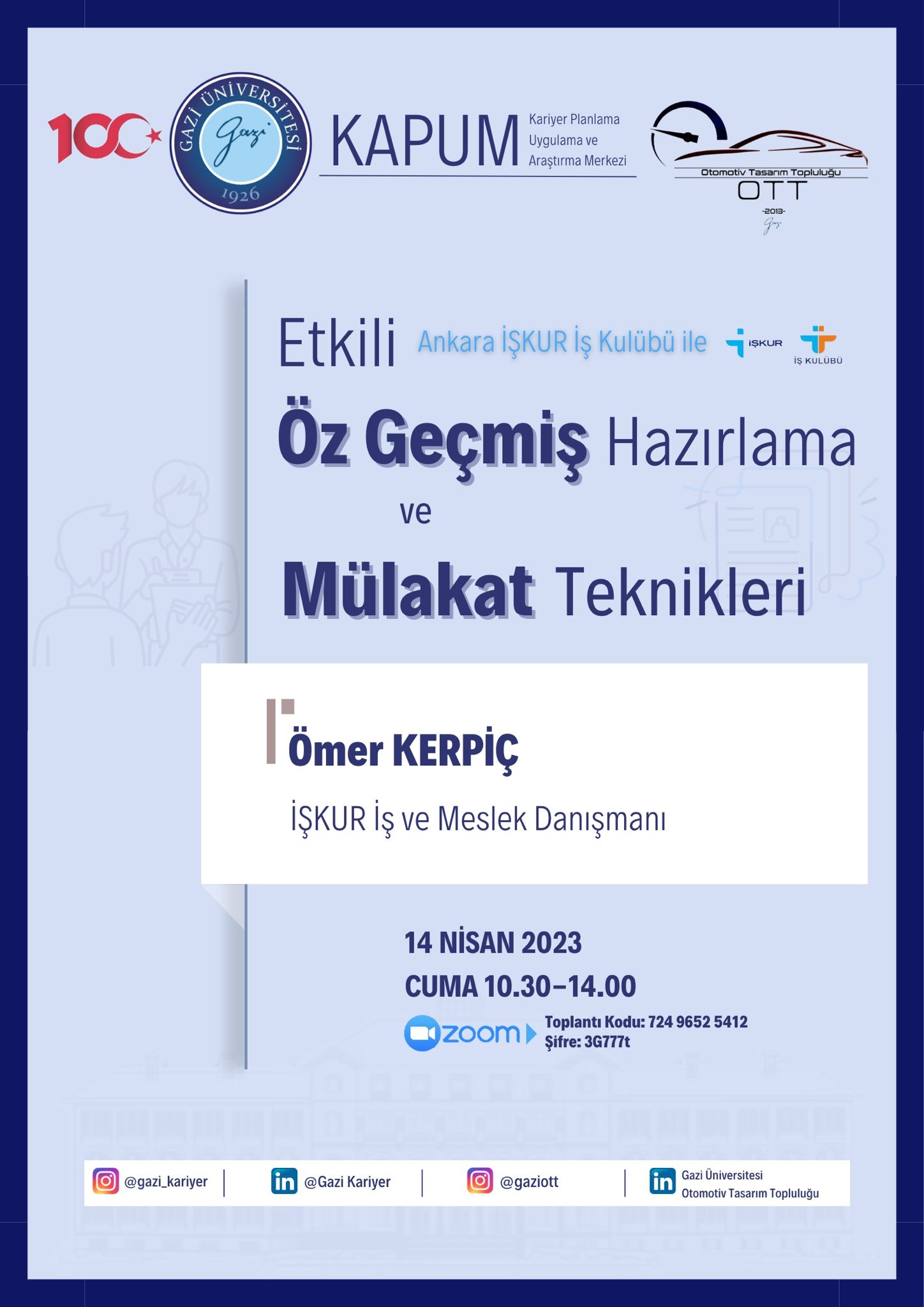 Öz Geçmiş Hazırlama ve Mülakat Teknikleri