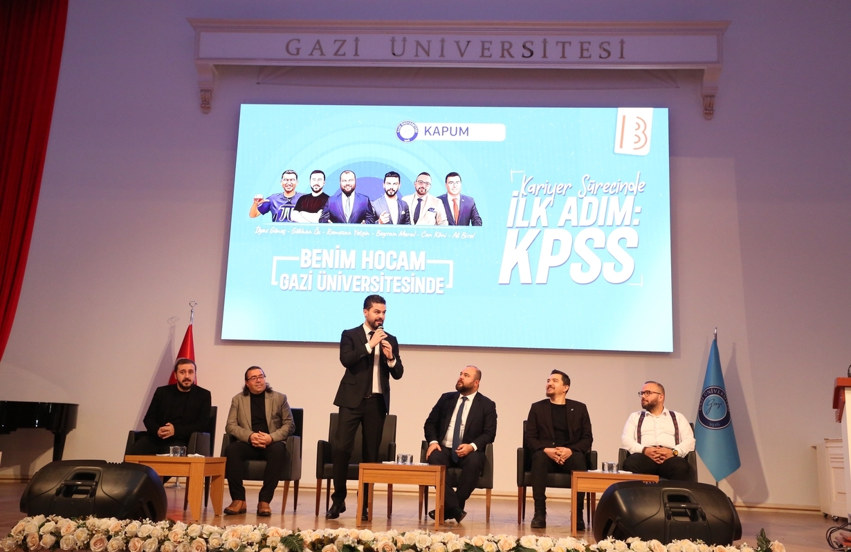 Kariyer Sürecinde İlk Adım: KPSS Benim Hocam Gazi Üniversitesinde” adlı program-3