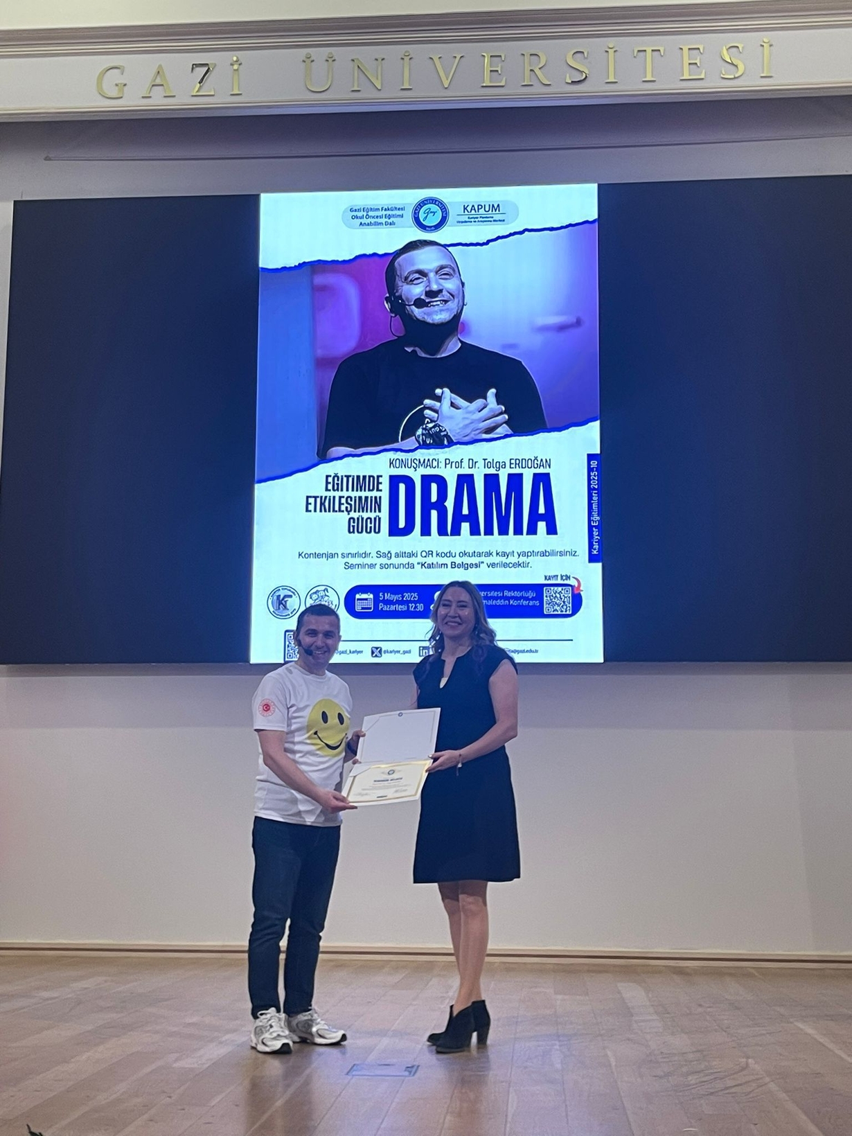 Gazi Üniversitesi’nde “Eğitimde Etkileşimin Gücü: Drama” Semineri Gerçekleştirildi.-5