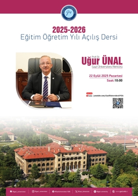 2025 -2026 Eğitim Öğretim Yılı Açılış Dersi