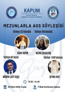 Mezunlarla AGS Söyleşisi