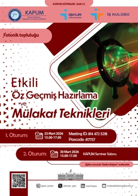 Etkili Özgeçmiş Hazırlama ve Mülakat Eğitimi