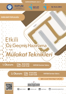 Etkili Özgeçmiş Hazırlama ve Mülakat Teknikleri