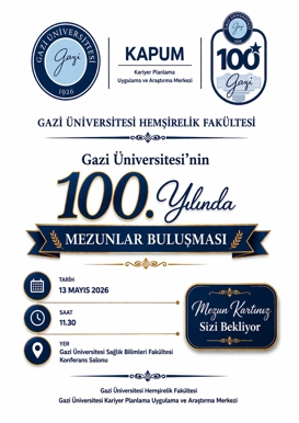 Gazi Üniversitesi'nin 100. Yılında Mezunlar Buluşması