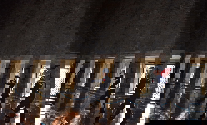 We paid a visit to Atatürk