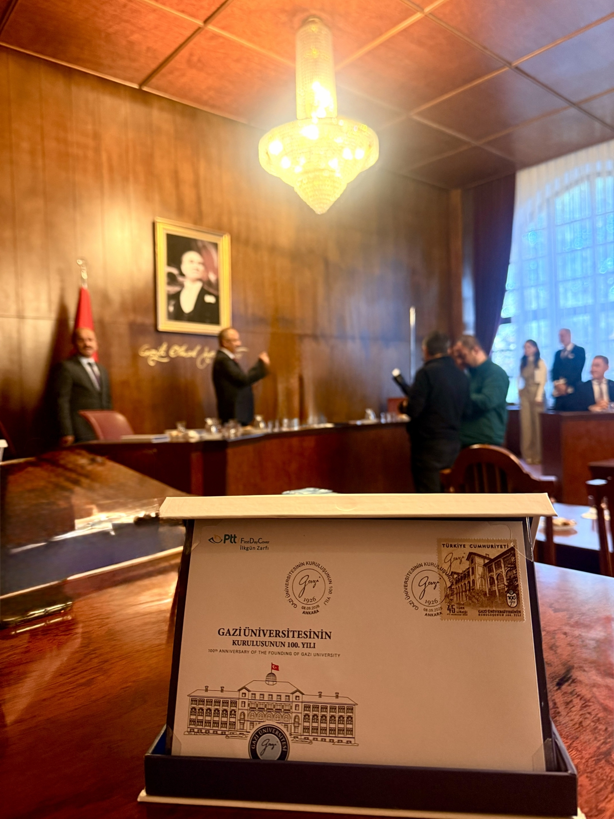 A Meaningful Presentation Marking Gazi University's 100th Anniversary by Our Rector, Prof. Dr. Uğur ÜNAL - 1