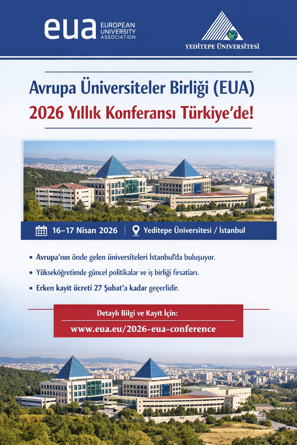 Avrupa Üniversiteler Birliği (EUA) 2026 Yıllık Konferansı-1