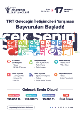 TRT Geleceğin İletişimcileri Yarışması 2026