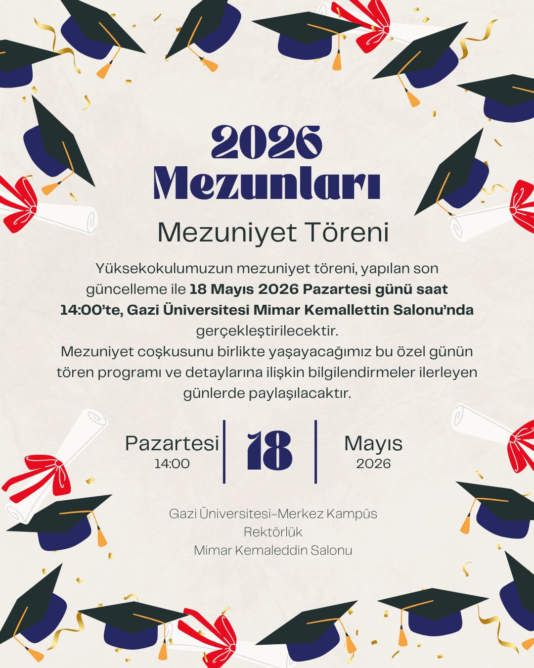 Graduation Ceremony Announcement-1