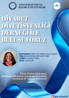 Diyabet Diyetisyenliği Derneği ile Buluşuyoruz