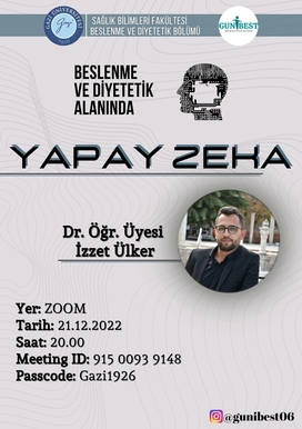 Beslenme ve Diyetetik Alanında Yapay Zeka