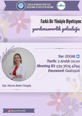 Farklı Bir Yönüyle Diyetisyen