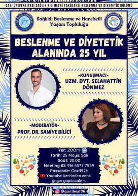 Beslenme ve Diyetetik Alanında 25 Yıl