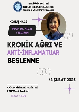 Kronik Ağrı ve Anti-inflamautar Beslenme