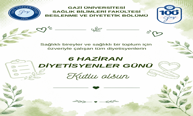 6 Haziran Diyetisyenler Günü