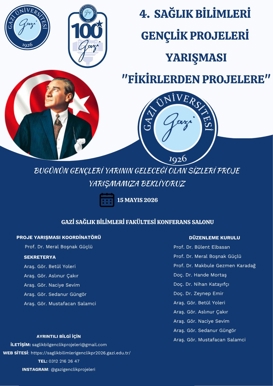 4. Sağlık Bilimleri Gençlik Projeleri Yarışması "Fikirlerden Projelere"