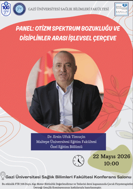 PANEL: OTİZM SPKETRUM BOZUKLUĞU VE DİSİPLİNLER ARASI İŞLEVSEL ÇERÇEVE