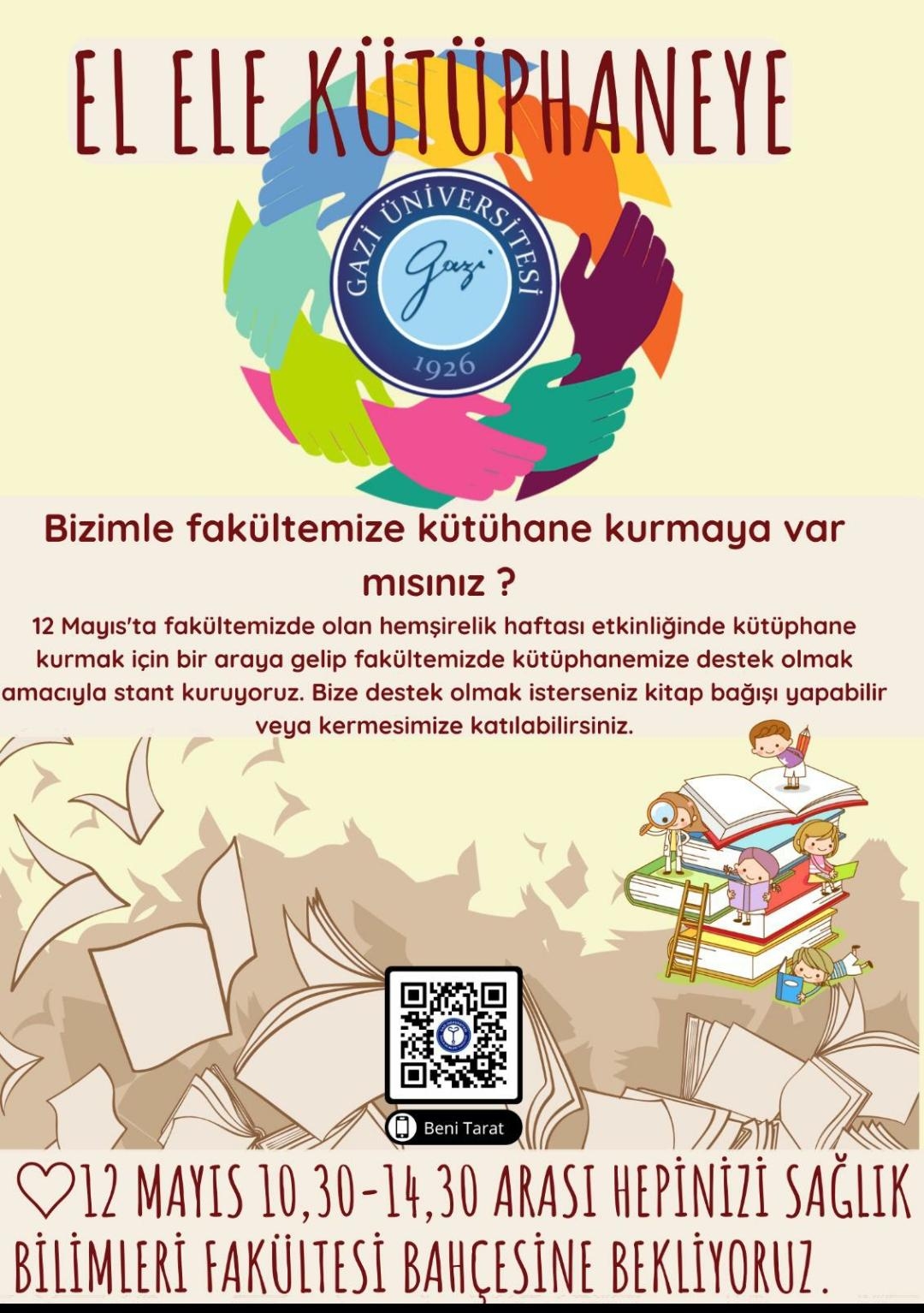 ele ele kütüphaneye