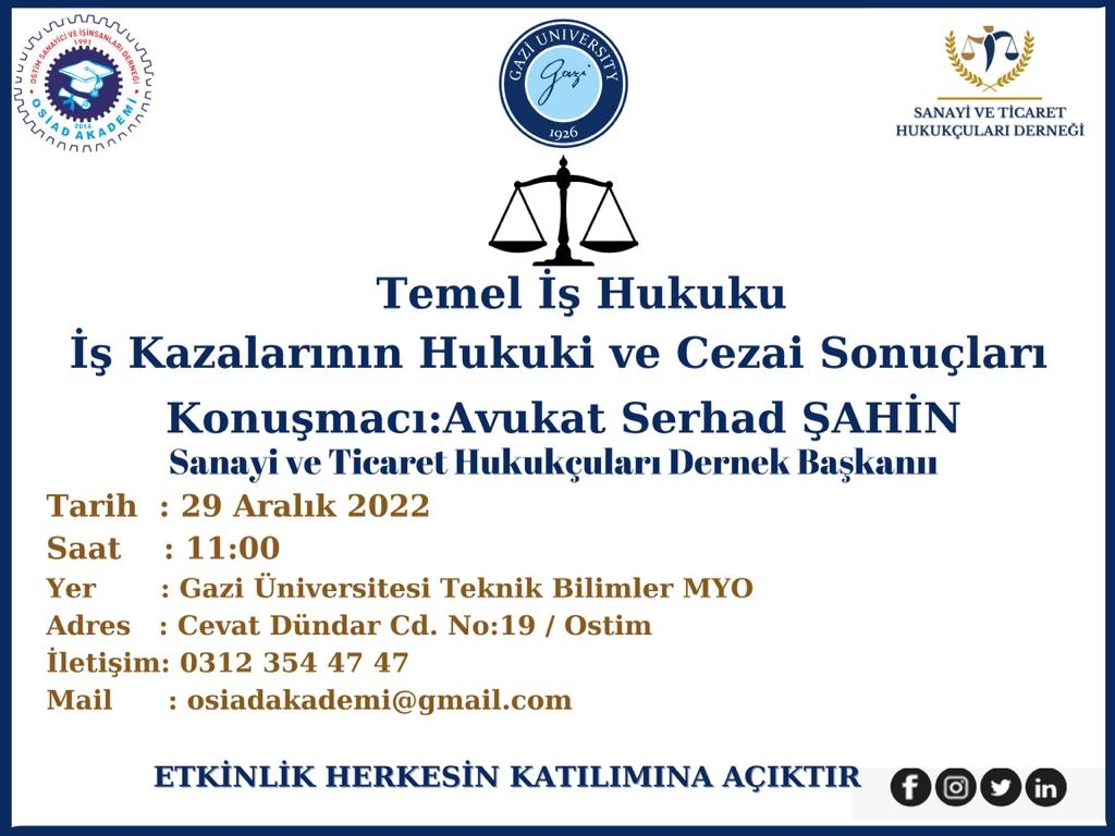 Temel İş Hukuku, İş Kazalarının Hukuki ve Cezai Sonuçları-1