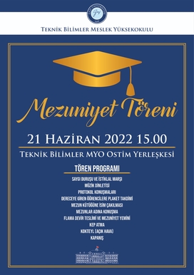 2021-2022 Eğitim-Öğretim Yılı Mezuniyet Töreni