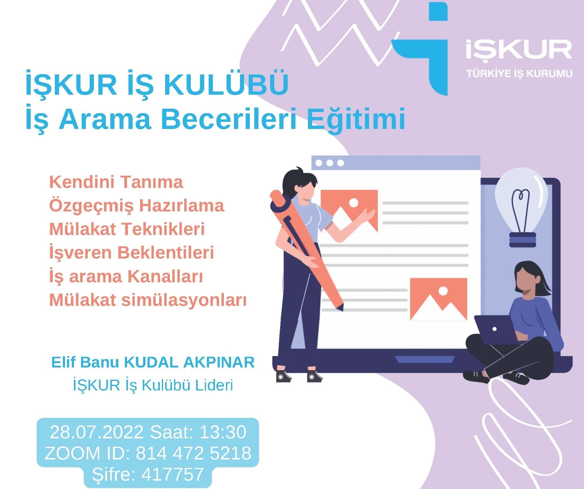 "İşkur"(Turkish Employment Agency) Business Club, Job Searching Abilities Traning was Organized-1
