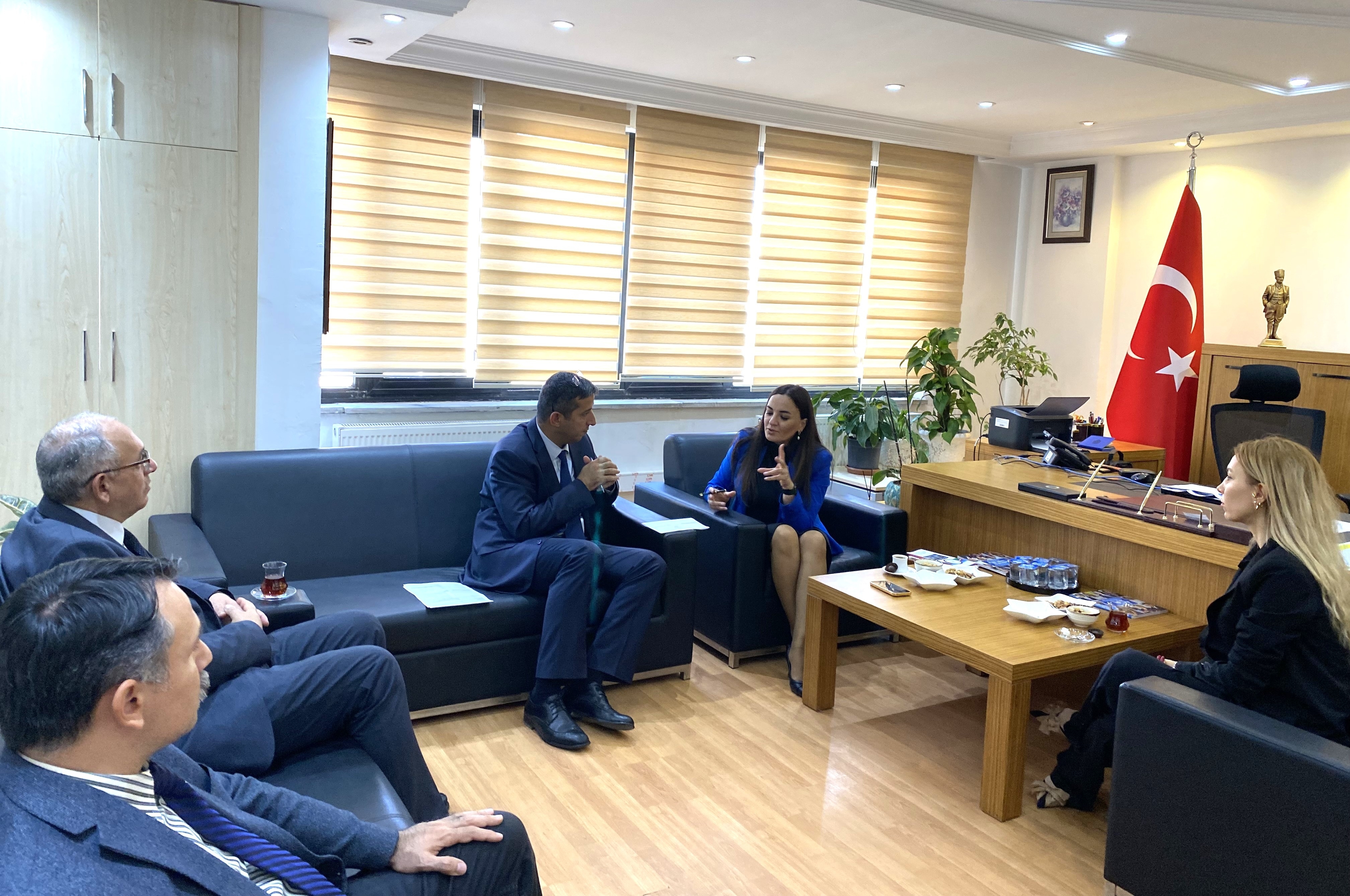 Azerbaijan Lankaran University Delegation Visited Our School-1
