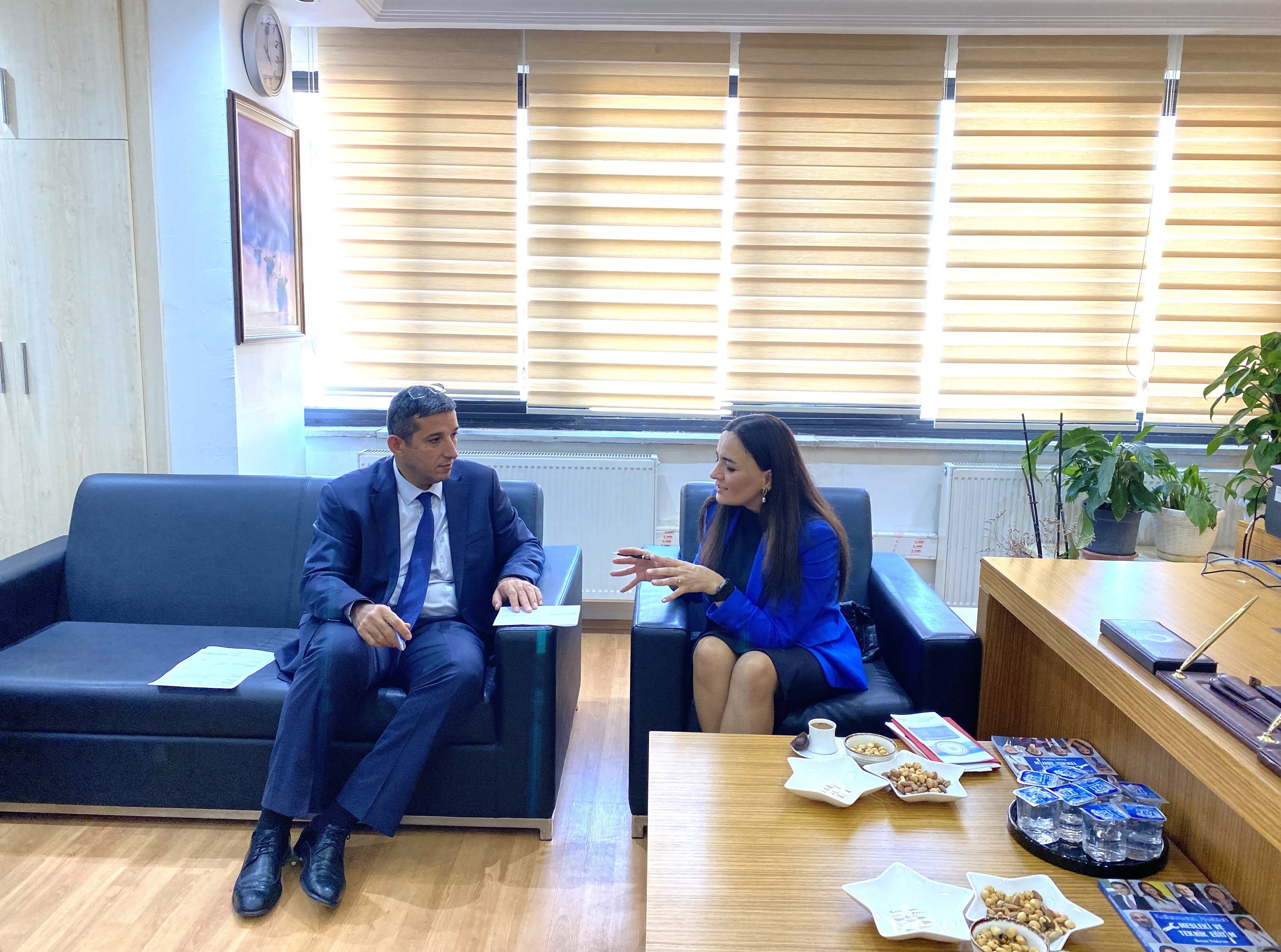 Azerbaijan Lankaran University Delegation Visited Our School-1
