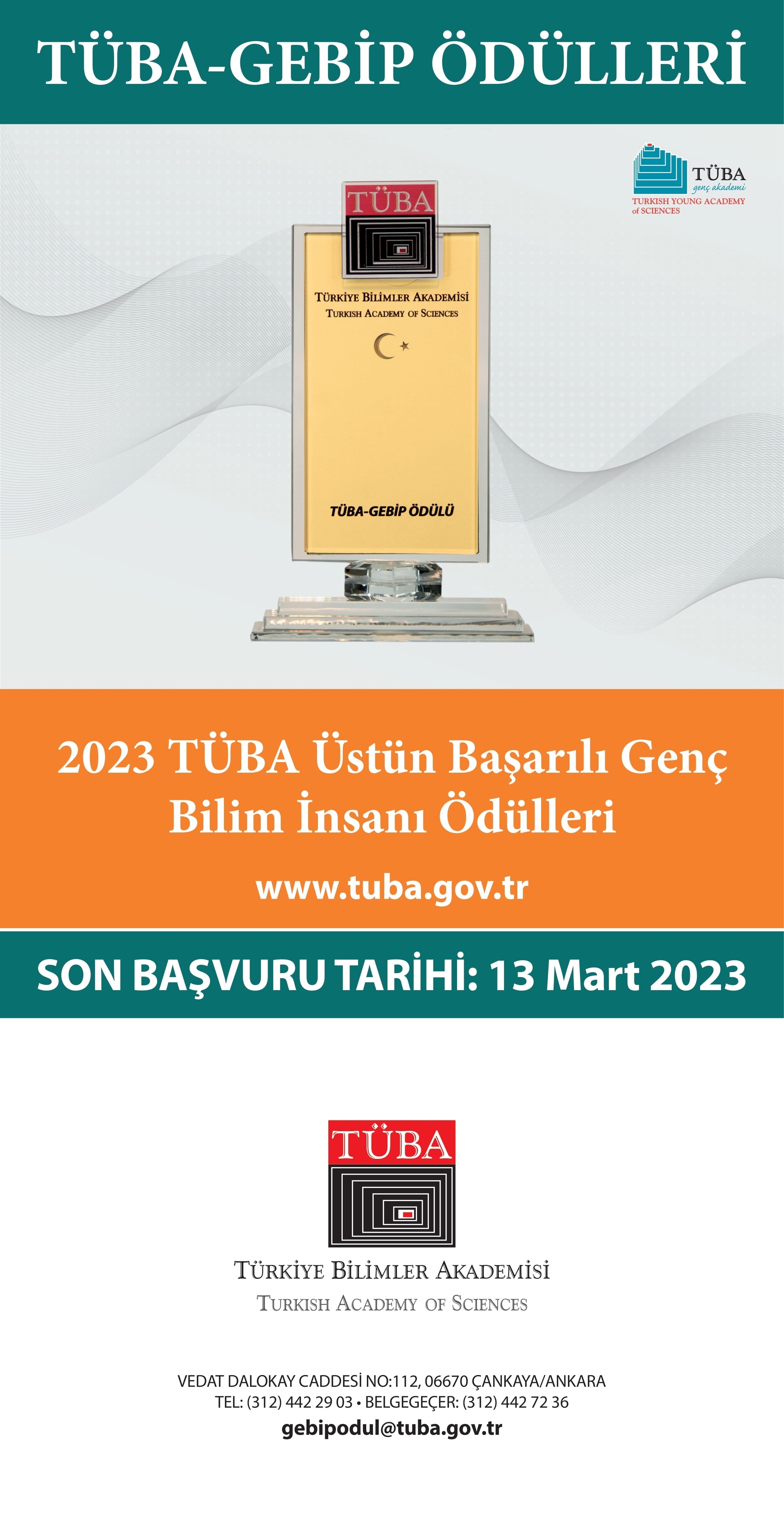 TÜBA-GEBİP ve TESEP Başvuruları-1