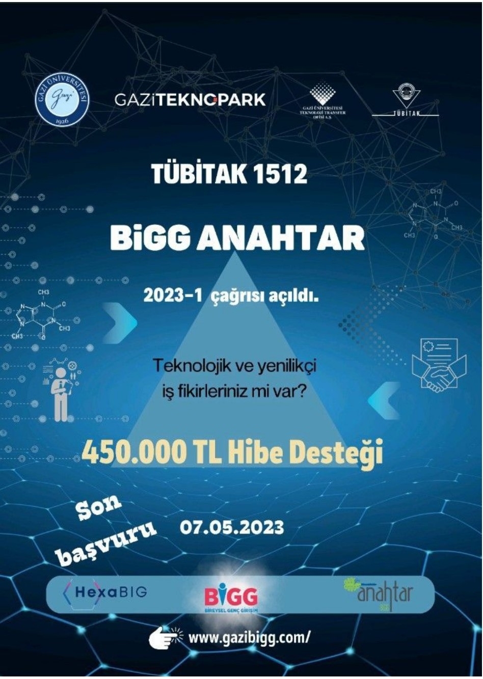 Gazi BiggAnahtar 2023-1 Çağrısı -1